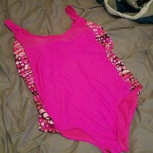 Pink swim suit